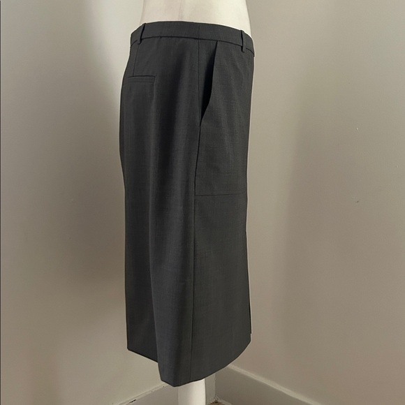J. Crew Lightweight Wool Gray A-Line Skirt sz 6 - Picture 3 of 6